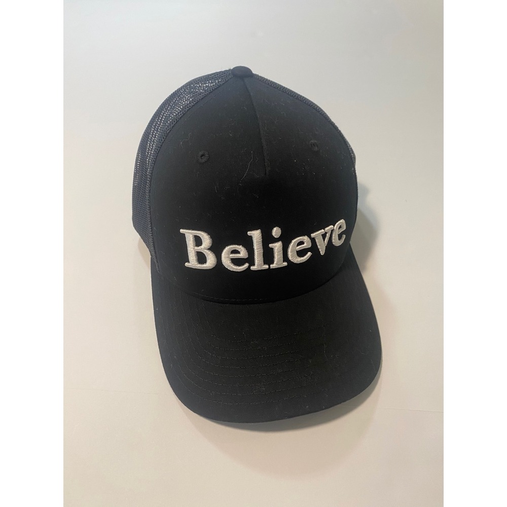 Richardson Believe Embroidered Trucker Hat Black Mesh Snapback Be A Craig Cap